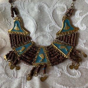 Bold Egyptian necklace